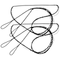Miniatyrbillede 7 af 8: 2 stk Bueskydning Bowstring Recurve Bue String 12 tråde 145cm/57.1in 117cm/46.1in Erstatning