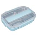 Miniatyrbild 3 av 8: Termisk isolerad Bento Lunch Box 3 fack läckagesäker 304 Rostfritt stål Bento Lunch Box för studenter Skola Kontor Himmelblå