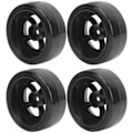 Miniatyrbillede 4 af 8: 4 stk 63 mm RC gummi antiskriddæk Driftsdæk udskiftning Passer til WPL D12 1/10 RC bil