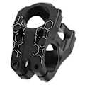 Miniatyrbillede 8 af 8: MEROCA Mountainbike Kort Styr Frempind Aluminium Legering CNC Hul Cykel Styr Frempind Sort