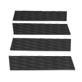 Miniatyrbilde 4 av 8: 4 stk EVA Surfebrett Deck Traction Pads Sklisikre Surf Deck Grips Mat for surfevannsport