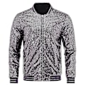 Miniatyrbillede 1 af 7: Herre Sequin Fest Bomber Jakke - Moderigtig og Afslappet 2XL Lilla