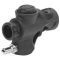 Miniatyrbilde 3 av 8: Dykking for BCD Power Inflator lavtrykks mini KS-formet ventil for 3/4 tommers slange