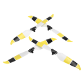 Pikkukuva 2 / 8: Värikkäät Propeller Drone Low Noise Props -potkurit Mavic Air 2/Air 2S -tarvikkeille (keltainen musta)