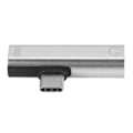 Pikkukuva 7 / 8: 2 in 1 Type C - 3,5 mm Jack kuulokkeet USB latausmuunnin Multi hopea