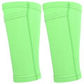 Pikkukuva 3 / 8: 1 Pari Jalkapallo Shin Guard Sukat Kaksinkertainen Shin Pad Hihat Jalkapalloharjoitteluun Vihreä Aikuinen / L