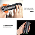 Miniatyrbillede 4 af 8: Monocular Scope HD Prism 10X100 Monocular Telescope for Racing Beach Bird Watching Bådsejlads
