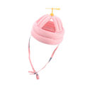 Miniatyrbillede 3 af 8: Babysikkerhedshjelm Forebygger Fald Blød Justerbar Toddler Hovedbeskyttelseshat til Krybning Gang Bamboo Dragonfly Pink