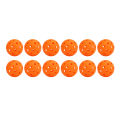 Pikkukuva 2 / 8: 12kpl 74mm 40 reikää Pickleballs PE muovi korkea elastisuus Pickleball ulkoreikäpallot oranssi
