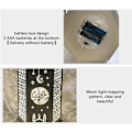 Miniatyrbild 5 av 8: Ramadan LED-ljuslykta i smidesjärn, Eid-vindlykta för sovrum, vardagsrum, helgdagar, festtillbehör