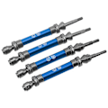Pikkukuva 7 / 8: RC Etu- ja Takavetoakselin Parannusosa Metalli CVD Vaihteistoakseli TRAXXAS SLASH 1/10 RC-autoille Sininen