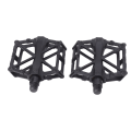 Miniatyrbillede 2 af 8: 1 par cykelpedaler, sorte, professionelle, aluminiumslegering, cykelplatformpedaler til landevejscykler og mountainbikes