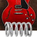 Miniatyrbild 4 av 8: Tremolo Bridge spänningsfjäder för Bigsby elbasgitarr delar tillbehör (silver)