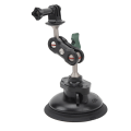 Miniatyrbilde 6 av 8: Sugekopp Kamera Bilfeste med Brakett 1/4 Tommers Skruegrensesnitt Action Kamera Bilvindu Vindskjerm Festeholder for Filming Vlogging