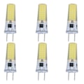 Miniatyrbillede 1 af 8: 6 stk. G8 LED-pære 5W dæmpbar 2508 COB energibesparende nem installation 360 grader 50000 timer stabil 5W pærer 100-120V koldt hvidt