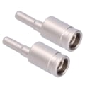 Miniatyrbillede 4 af 8: 2 stk. 4GA Wire Reducer Terminal Connector Ren Kobber Nikkelbelagt til Bil Audio Forstærker