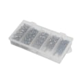 Miniatyrbilde 7 av 8: 210 stk/parti 8 form fiskesvinger med solide ringer rullende metall fiskekobling