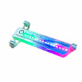 Miniatyrbillede 1 af 8: 32LED cykellys eger lys dobbeltsidet farverige hjul cykel advarselslampe multi mønster lanterne