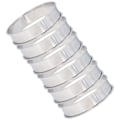 Miniatyrbilde 5 av 8: 6 stk. Crumpet-ringer Dobbelt volum Enkelt utløsing DIY Rustfritt stål Engelsk muffinsringer for hjemmelaget matlagingsverktøy 8cm / 3.1in