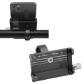 Miniatyrbild 7 av 8: Telefonhållare Hög Hårdhet Lätt Korrosionsbeständighet Installeras Stadigt för 31,8mm 25,4mm 22,2mm Styre Svart