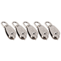 Miniatyrbillede 1 af 8: 5 stk enkelt remskive rulle rustfrit stål 1500 kg leje med tykkelse 15 mm/0,6 tommer robust hardware