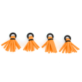 Miniatyrbillede 1 af 8: 4 stk Fluefiskeri Float Foam Strike Indicators Driftkrog Positionering Floats BobbersOrange