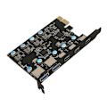 Pikkukuva 6 / 8: UP5300 5 portin USB 3.1 PCIe -laajennuskortti 5 Gbps nopean tiedonsiirron pöytätietokoneen laajennuskortti Windows 7 8 10 -käyttöjärjestelmälle OS X