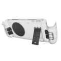 Miniatyrbilde 3 av 8: for Steam Deck Bakplate Varmespredning Gjør-det-selv-utskifting Shell Case External Semiconductor Cooler for Steam Deck Grå Transparent Case
