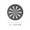Miniatyrbild 2 av 8: Tvåsidig darttavla darttavla för vuxna Två sidor flockande darttavla darttavla tillbehör