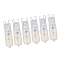 Miniatyrbillede 7 af 8: 6 stk. G9 LED-pære 5W Transparent Cover 22LED Justerbar G9 Lyse pære til Loftslampe Væglampe Bordlampe Varm Hvid 110-140V