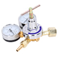 Miniatyrbild 7 av 8: Kvävgasregulatormätare Kit Tryckreduceringsventil Mässing Inlopp Utlopp Mätare Reducer