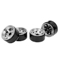 Miniatyrbilde 7 av 8: 4 stk. 1.9in RC Felger Universell Passform Sterk Støtte 8 Eiker Felgsett for Axial SCX10 II SCX10 III Sølv