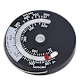 Miniatyrbild 6 av 8: Magnetisk spis termometer 0‑500℃ Aluminiumlegering urtavla Hög precision termometer mätare för öppen spis
