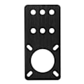 Miniatyrbillede 1 af 8: NEMA 17 Anodiseret aluminium trinmotor monteringsplade 3D printer tilbehør (sort)