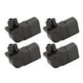 Pikkukuva 3 / 8: 4 kpl IEC320 C14 - IEC320 C5 power 90 asteen oikea kulma IEC320 C14 uros - C5 naaras power 250 V