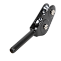 Miniatyrbillede 7 af 8: Dobbelt Roller Fiskestang Guide Tip Remskive Ring Rod Guide Tips Fiskebåd Trolling Tool5.0mm