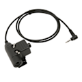 Miniatyrbild 2 av 8: U94 3,5 mm kontakt för VX 1R VX 2R FT 50 FT 60 VX 10 VX 14 VX 410 Hands Free Communicate 3,5 mm headsetadapter med klämma