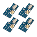 Miniatyrbillede 8 af 8: Konsol Micro Storage Card Adapter Spilkonsol Hukommelseskortlæser til GC SD2SP2 SDLoad SDL 4stk Blå