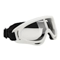Miniatyrbillede 7 af 8: Ski Goggles PC Gennemsigtige Linser UV Beskyttelse Vindtæt Justerbar Hovedbøjle Snowboardbriller til Mænd Kvinder Hvid Ramme