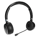 Pikkukuva 6 / 8: Langaton Bluetooth-kuulokemikrofoni, binauralinen, yksisuuntainen, melunvaimennus, toimistokuulokemikrofoni
