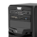 Miniatyrbild 8 av 8: PC intern kortläsare USB 3.0-port M2 SD MS XD CF TF-kort Dashboard Frontpanel