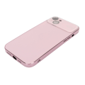 Pikkukuva 7 / 8: Sähköpinnoitettu phone case ison ikkunan linssin kamerasuoja Iskunkestävä puhelimen case naarmuuntumaton vaaleanpunainen iPhone 14 Plus -puhelimelle