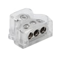 Miniatyrbillede 1 af 8: Nikkelbelagt Strømfordelingsblok til Jordforbindelse 1 Ind 3 Ud Bil Audio Stereo Modifikationsdele