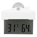 Miniatyrbillede 1 af 8: Indendørs hygrometer termometer LCD-skærm høj nøjagtighed rumtemperaturmonitor fugtighedsmåler med sugekop