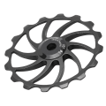 Miniatyrbillede 4 af 8: MEIJUN 16T cykelbagskifter MTB landevejscykler Keramisk lejeskive Styrehjulsdele Sort