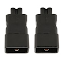 Miniatyrbillede 1 af 8: 2 stk IEC320 C20 til IEC320 C6 strømadapter Professionel C20 til C6 strømstikadapter til bærbar PDU Server UPS-stik 250V