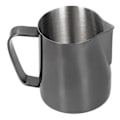 Miniatyrbilde 8 av 8: Multifunksjonell kaffekopp melkeskummerkanne i rustfritt stål Latte-krus med håndtakSvart 350 ml