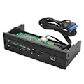 Miniatyrbild 2 av 8: PC intern kortläsare USB 3.0-port M2 SD MS XD CF TF-kort Dashboard Frontpanel
