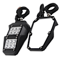 Miniatyrbilde 2 av 8: UTV Sidespeil 360 Grader Justerbart med LED-lys Passer for Polaris RZR/Ranger