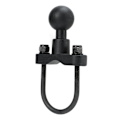 Miniatyrbilde 7 av 8: U-Bolt Styremontering Base 1 tommers Kulehode Gummibelagt for Sykler Motorsykler 12,7‑36 mm Stangskinne